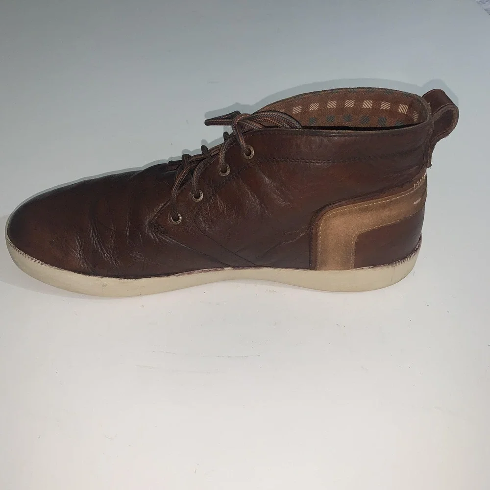 Chaco Boots Mens Size 13 Brown Leather Chukka Ankle Casual Lace Up JCH106689
